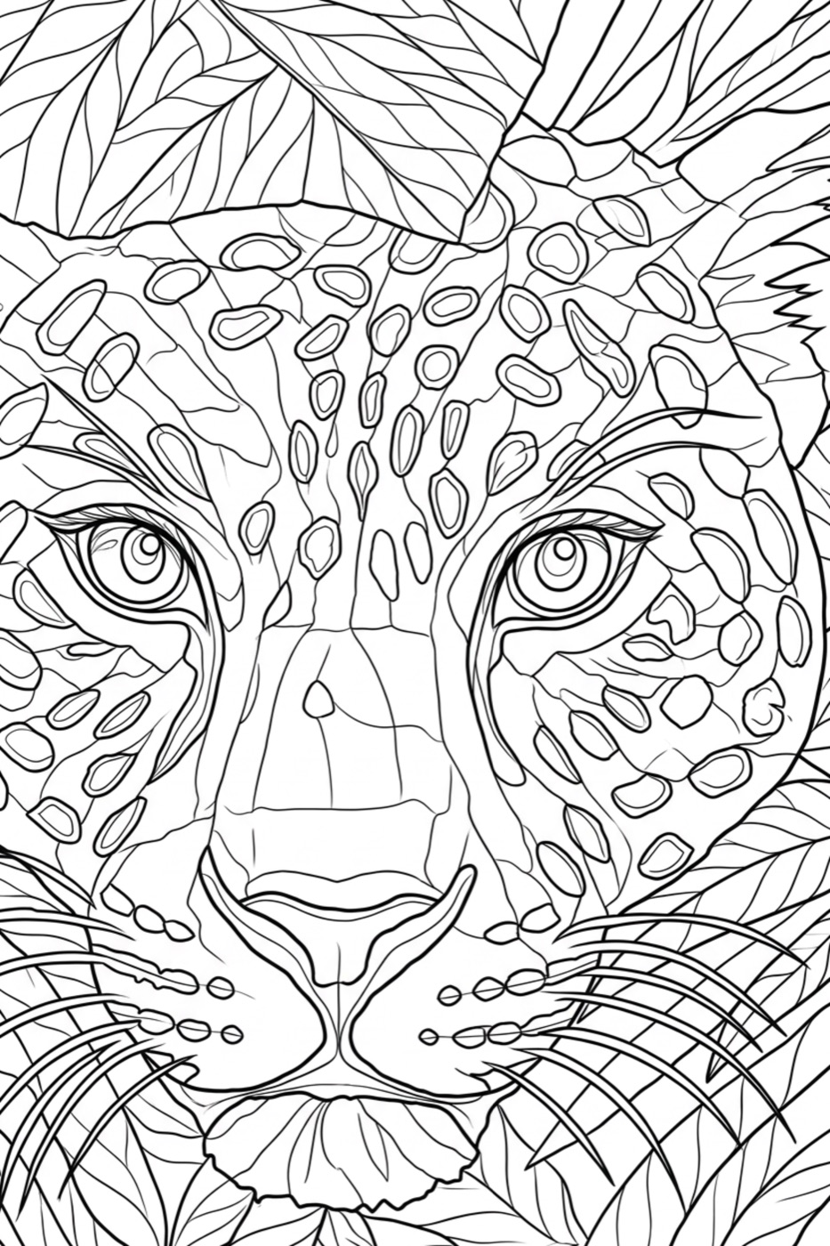 Finished line-art coloring page: the Sun Bird rising through waves toward an eight-pointed star